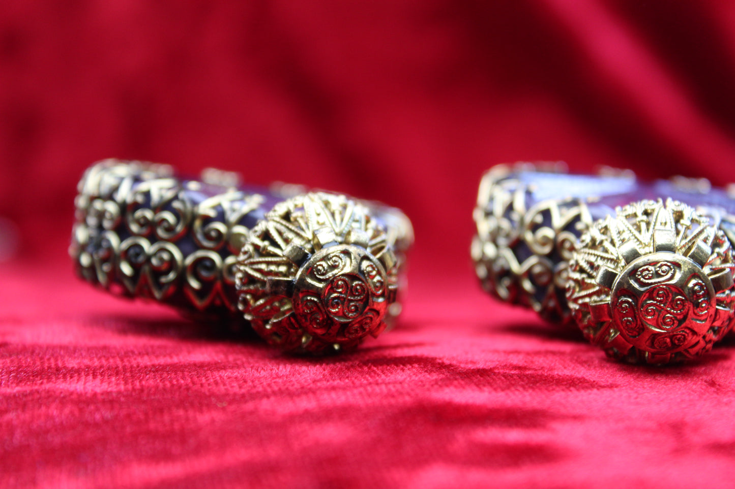 Rare Matched Set of Vintage Filigree Perfume Bottles Czech c. 1930s–1940s