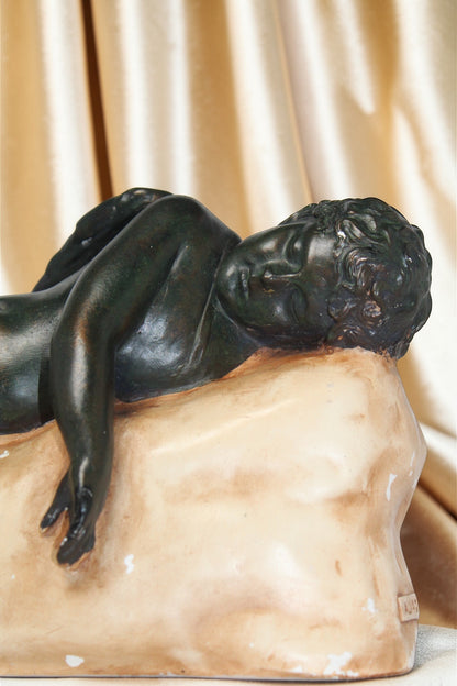 Vintage “The Sleeping Angel” sculpture