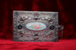 RARE Antique French Sterling Silver Guilloché Enamel Compact | Jeweled Vanity Case c. 1920s–1930s