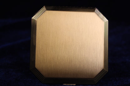 1950s Volupte Compact – New Old Stock in Box, Unused with Original Ad Insert