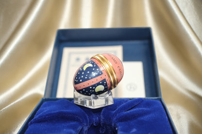 May all your dreams come true Halcyon Days egg trinket￼