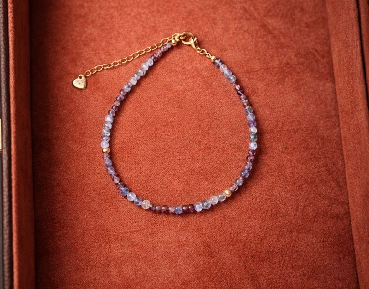 Moonfall Veil blue kyanite necklace