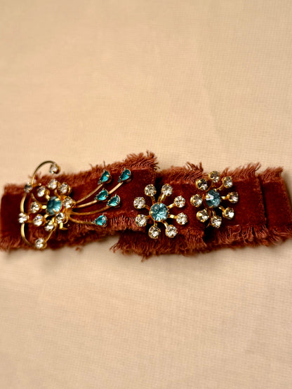 1950’s Starburst Brooch & Earring Set