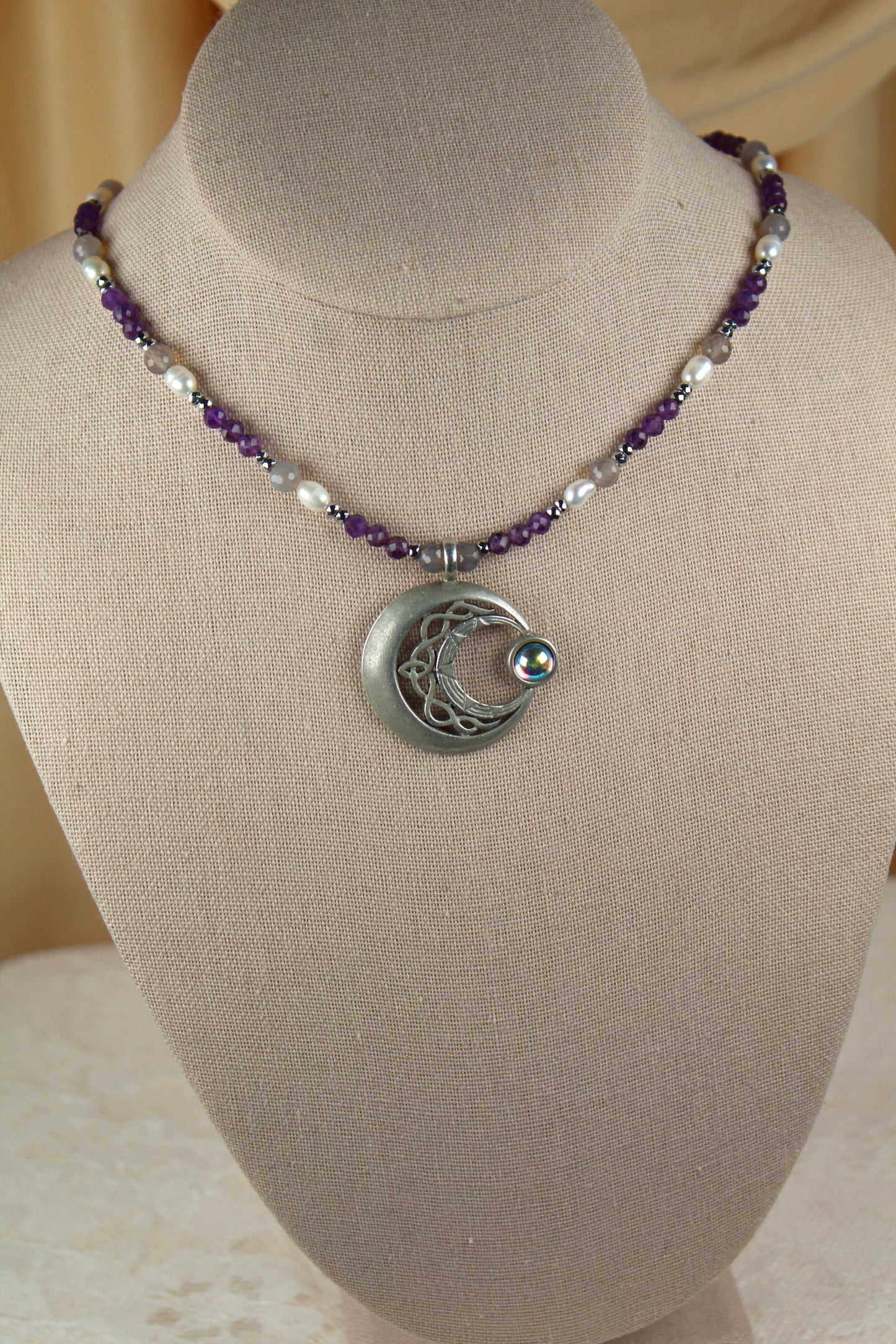 The Priestess moon necklace