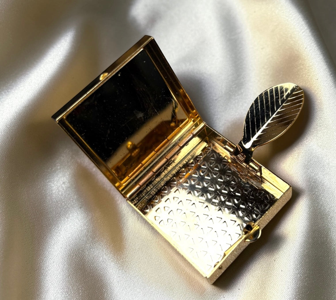 Vintage Cloisonné Mini Portable Ashtray