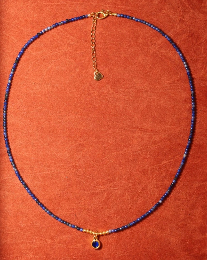 Luna Nocturne lápiz lazuli necklace