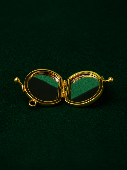Blossom moiré Coin-Purse Mirror