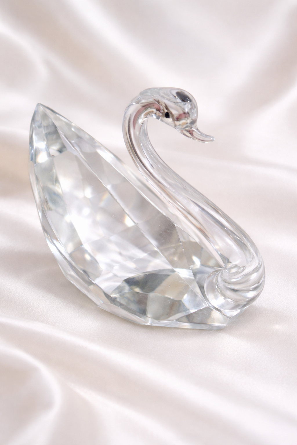 Crystal Swan Figurine
