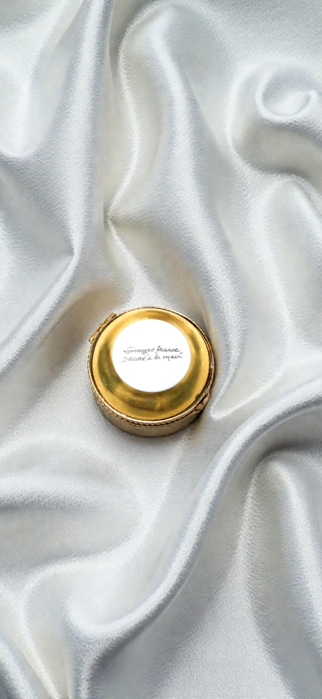 RARE Limoges France Hand-Painted Porcelain Trinket Box | Signed Collectible Piece