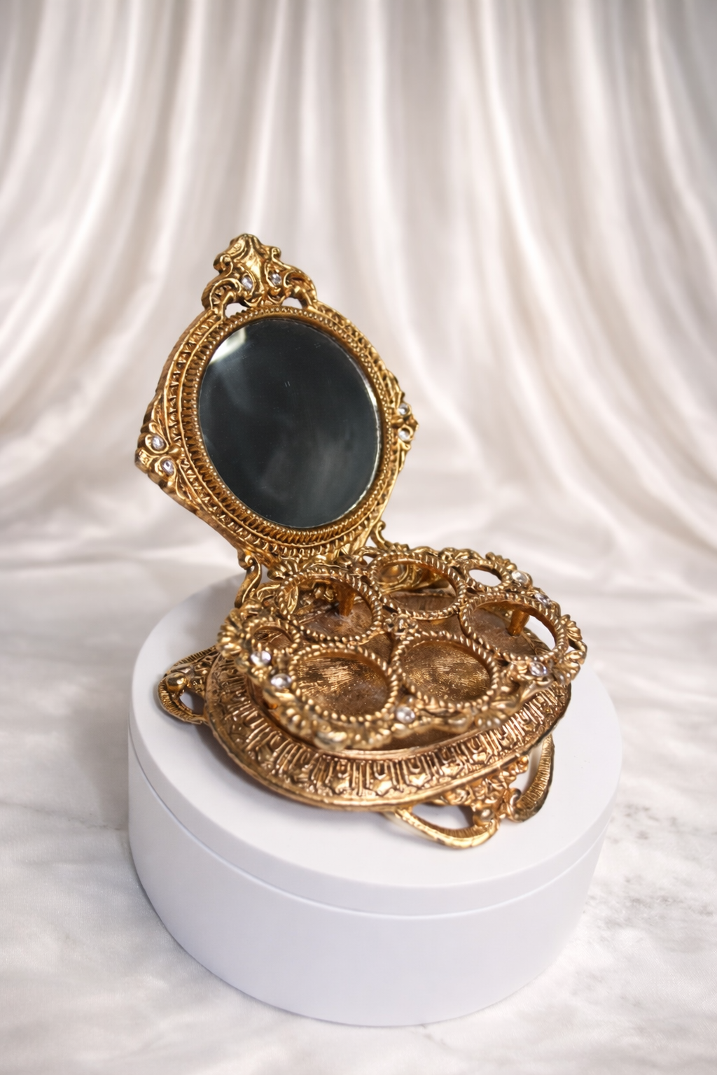 Vintage Hollywood Regency mirror Lipstick Holder – Celeste