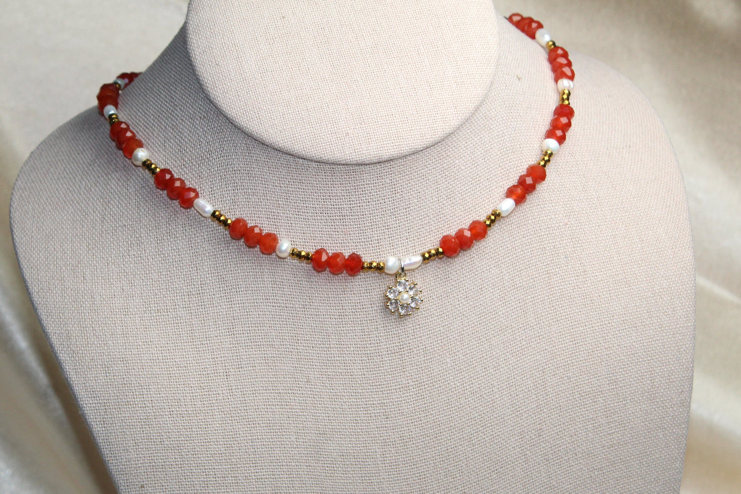 Orange muse necklace