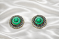 Vintage emerald city Green Statement earrings