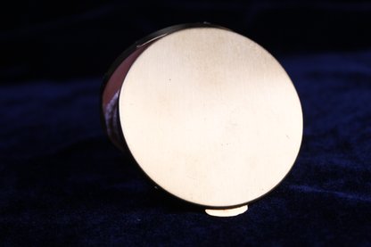 Vintage 1950s Pearl & Rhinestone Floral Powder Compact