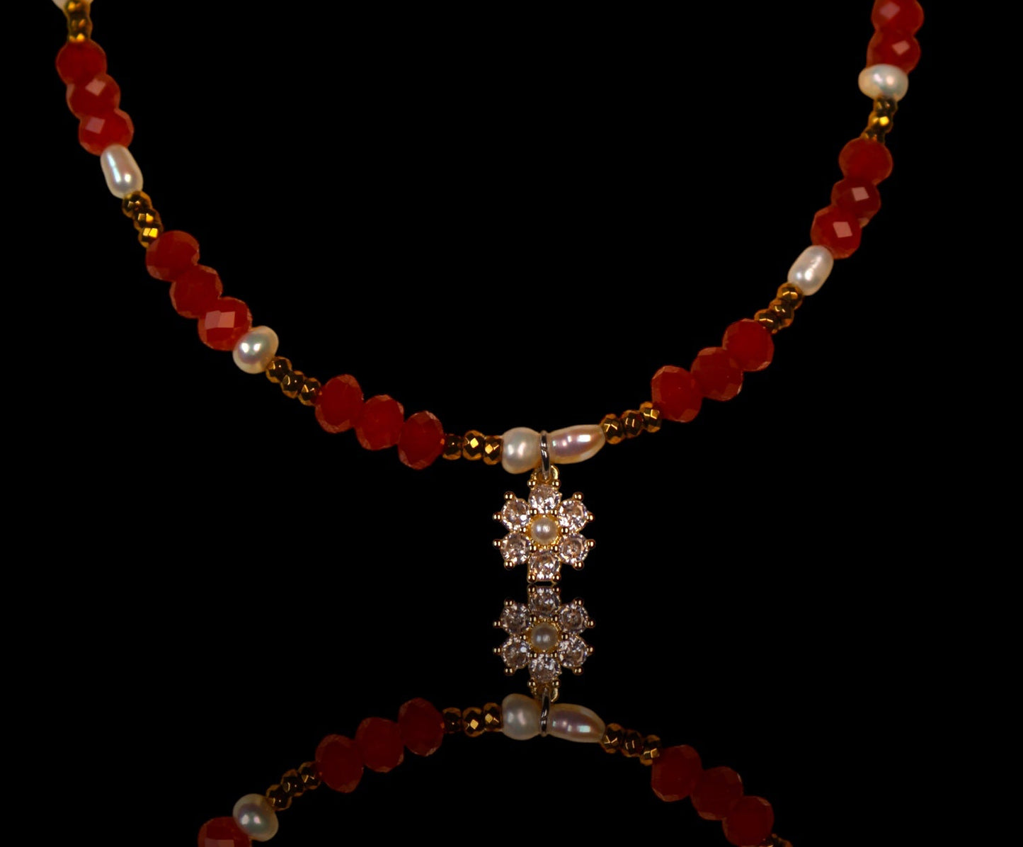 Orange muse necklace