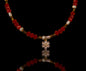 Orange muse necklace