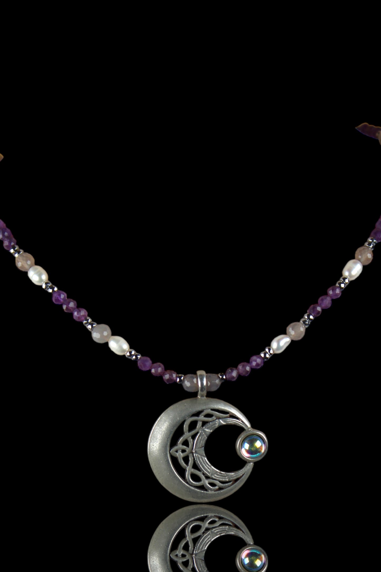 The Priestess moon necklace