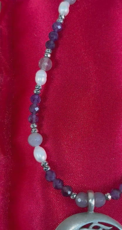 The Priestess moon necklace